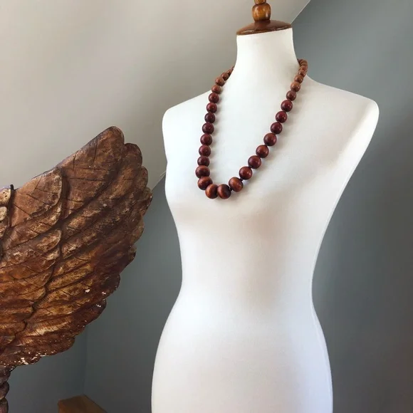 Real Victorian Heirloom Koa Necklace - Picture 15 of 15